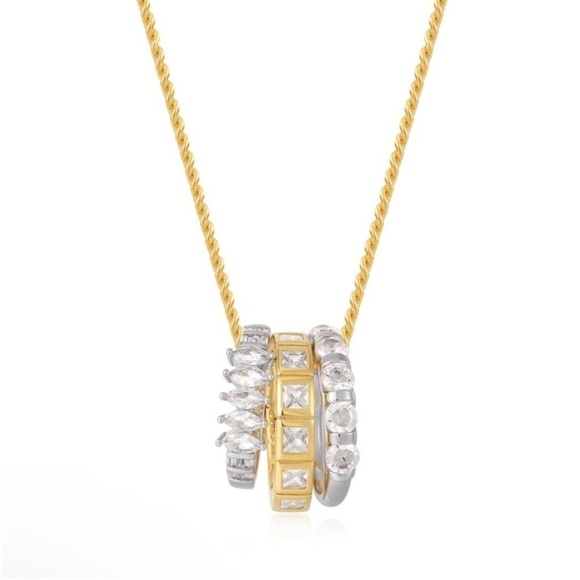 For Love And Lemons Jewelry - For Love or Lemons x Luv AJ Marry Me Charm Necklace Gold NEW